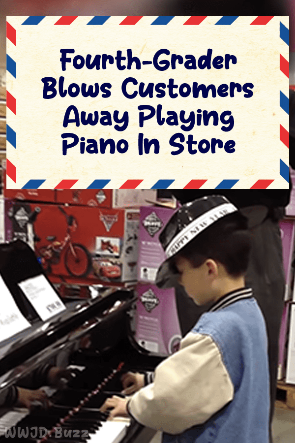 Fourth-Grader Blows Customers Away Playing Piano In Store