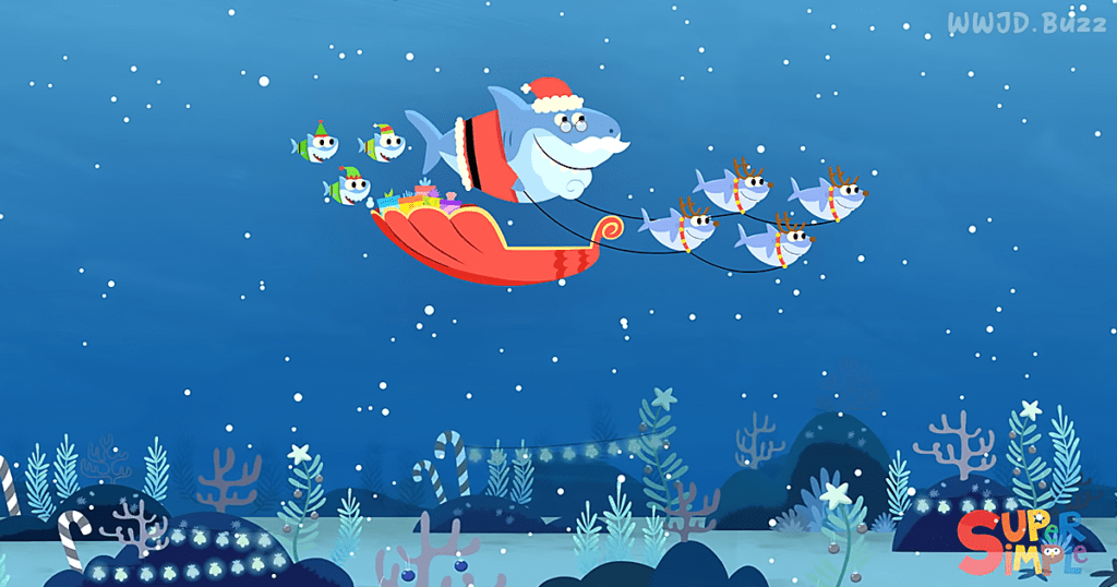 OG2 1116 Baby Shark Has a New Santa Shark Christmas Song, So You May ...