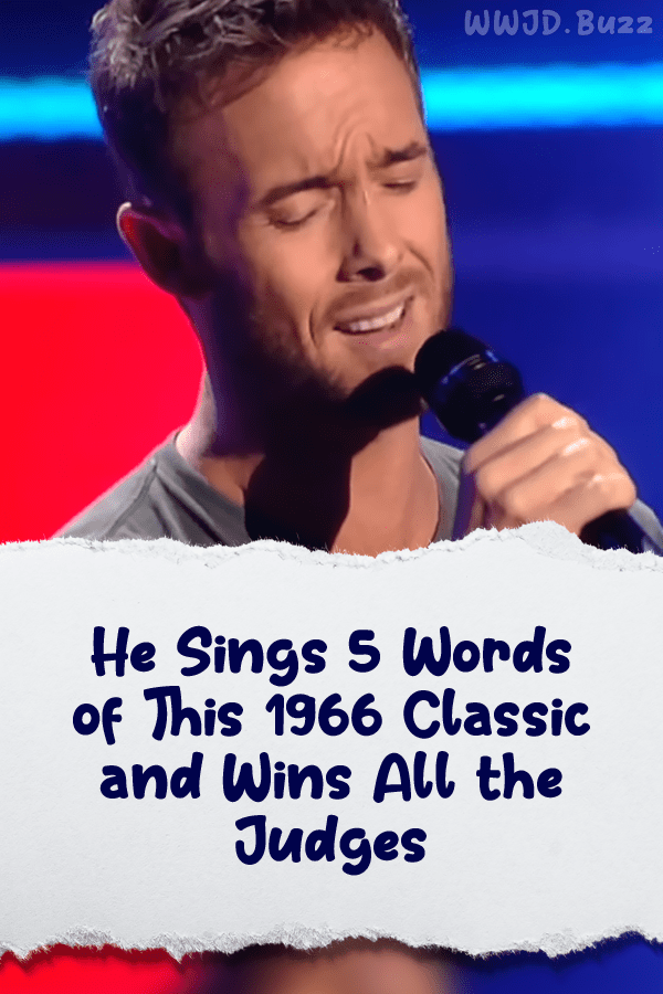 He Sings 5 Words of This 1966 Classic and Wins All the Judges