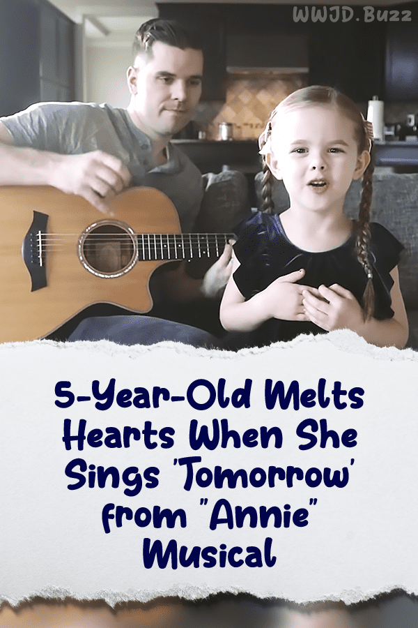 5-Year-Old Melts Hearts When She Sings \'Tomorrow\' from \