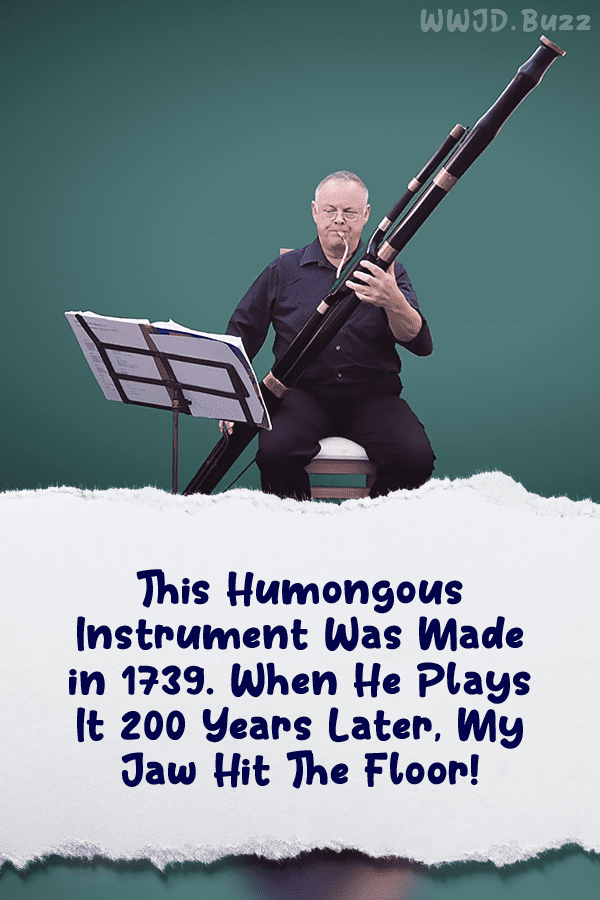 This Humongous Instrument Was Made in 1739. When He Plays It 200 Years Later, My Jaw Hit The Floor!