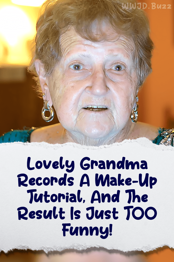 Lovely Grandma Records A Make-Up Tutorial, And The Result Is Just TOO Funny!