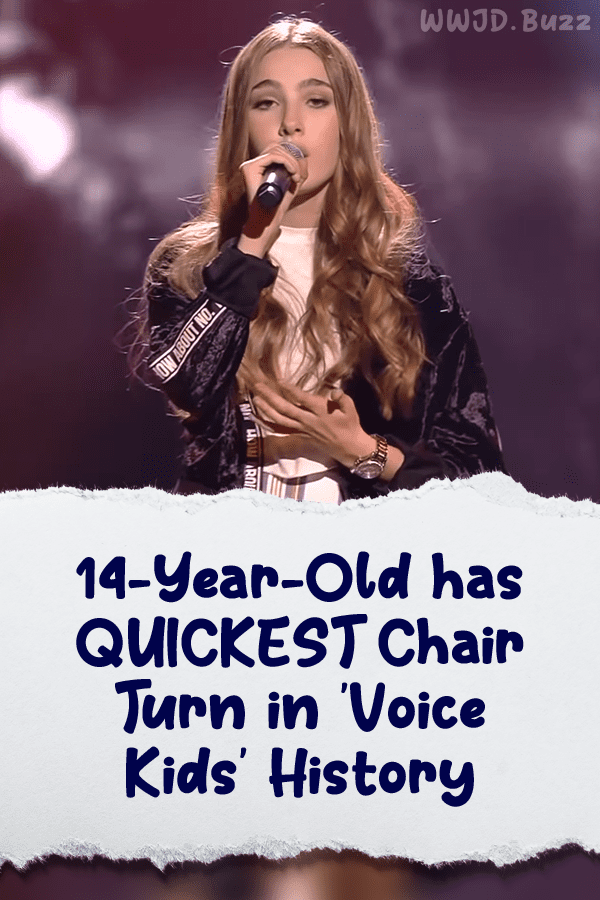 14-Year-Old has QUICKEST Chair Turn in \'Voice Kids\' History