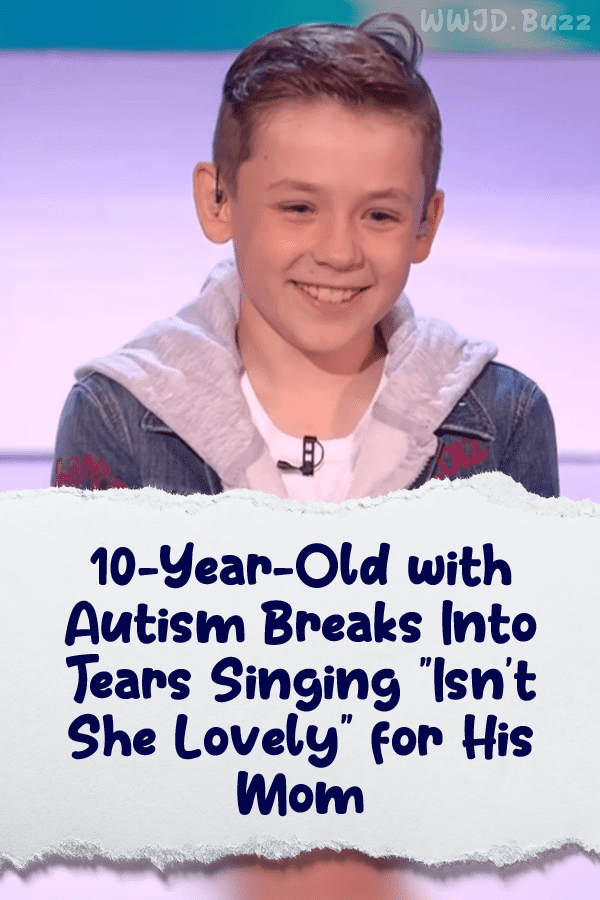 10-Year-Old with Autism Breaks Into Tears Singing \
