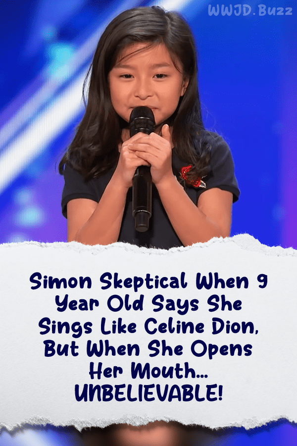 Simon Skeptical When 9 Year Old Says She Sings Like Celine Dion, But When She Opens Her Mouth… UNBELIEVABLE!