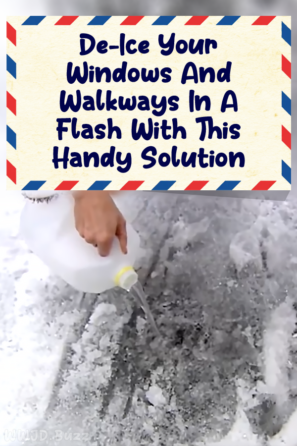 De-Ice Your Windows And Walkways In A Flash With This Handy Solution