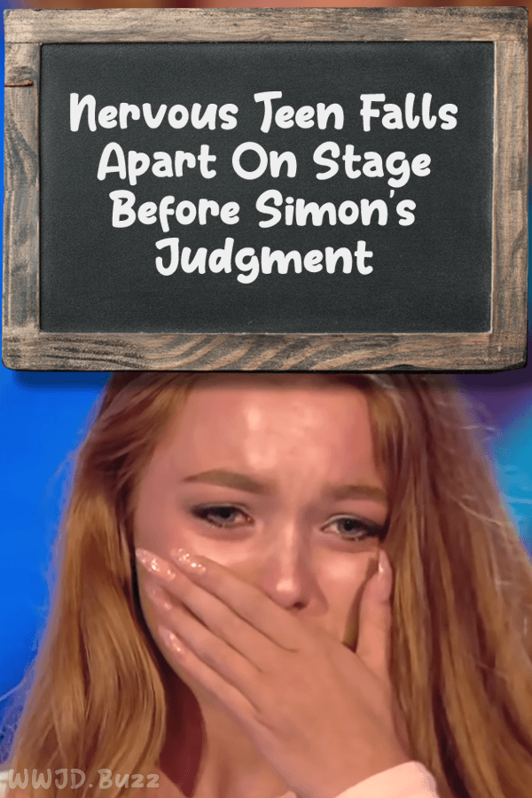 Nervous Teen Falls Apart On Stage Before Simon’s Judgment