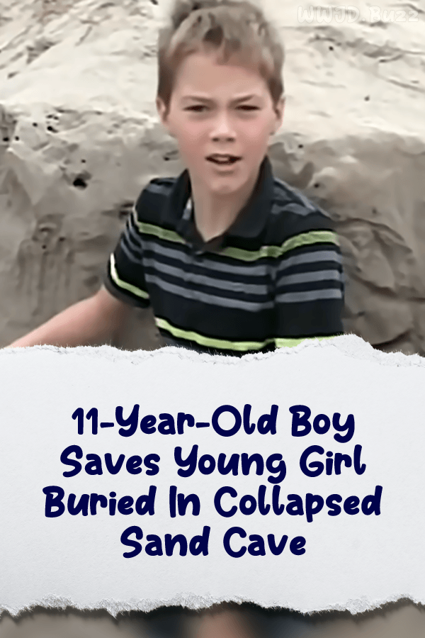 11-Year-Old Boy Saves Young Girl Buried In Collapsed Sand Cave