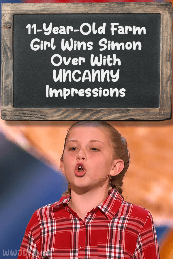 11-Year-Old Farm Girl Wins Simon Over With UNCANNY Impressions
