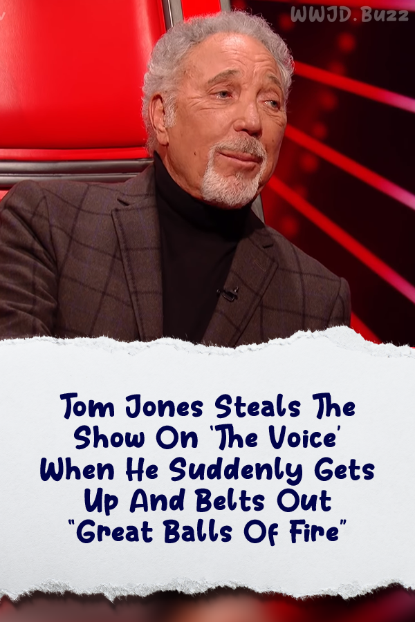 Tom Jones Steals The Show On ‘The Voice’ When He Suddenly Gets Up And Belts Out “Great Balls Of Fire”
