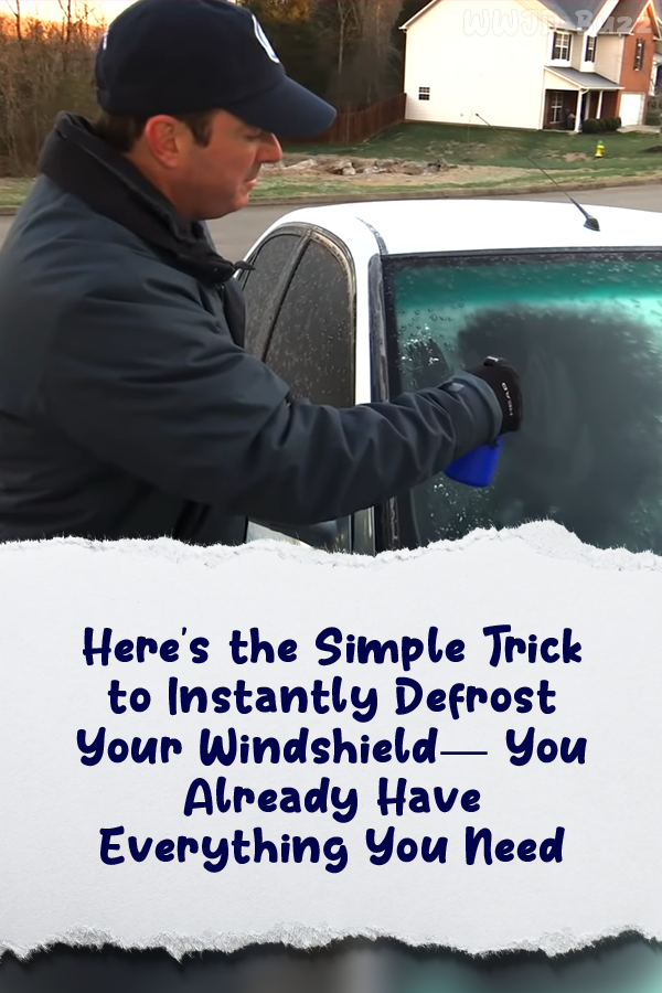 Here’s the Simple Trick to Instantly Defrost Your Windshield— You Already Have Everything You Need