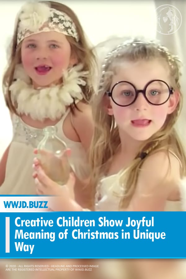 Creative Children Show Joyful Meaning of Christmas in Unique Way