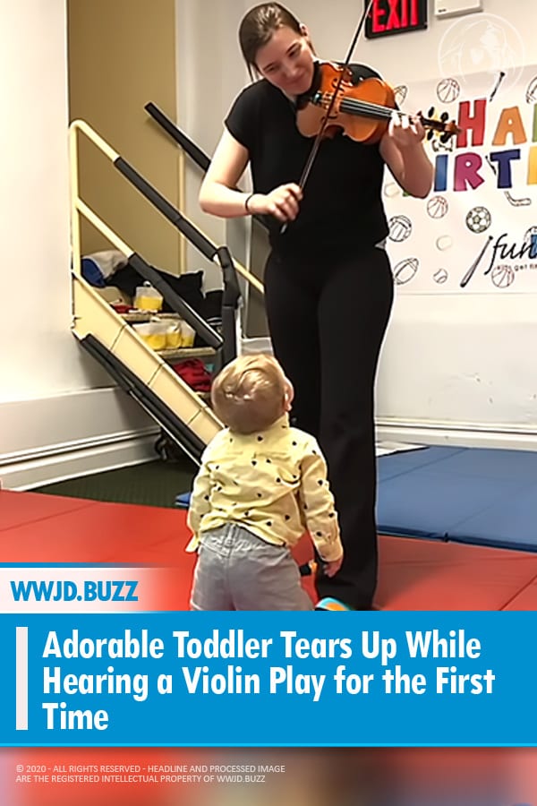 Adorable Toddler Tears Up While Hearing a Violin Play for the First Time
