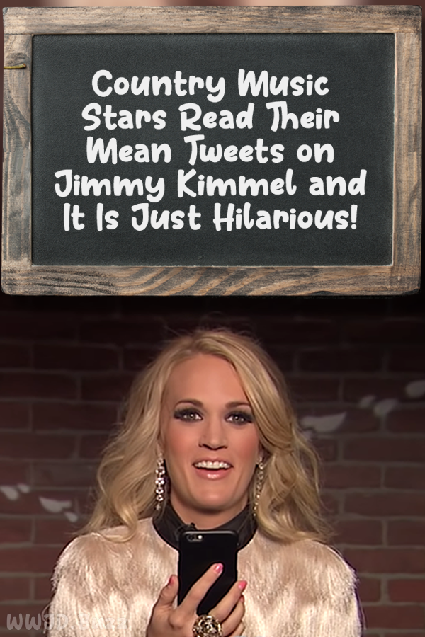 Country Music Stars Read Their Mean Tweets on Jimmy Kimmel and It Is Just Hilarious!