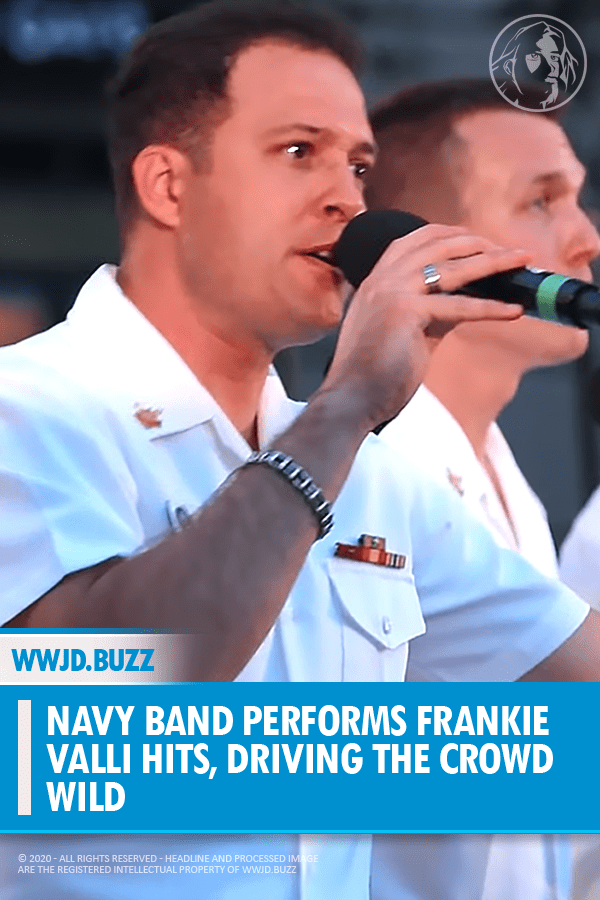 Navy Band Performs Frankie Valli Hits, Driving The Crowd Wild