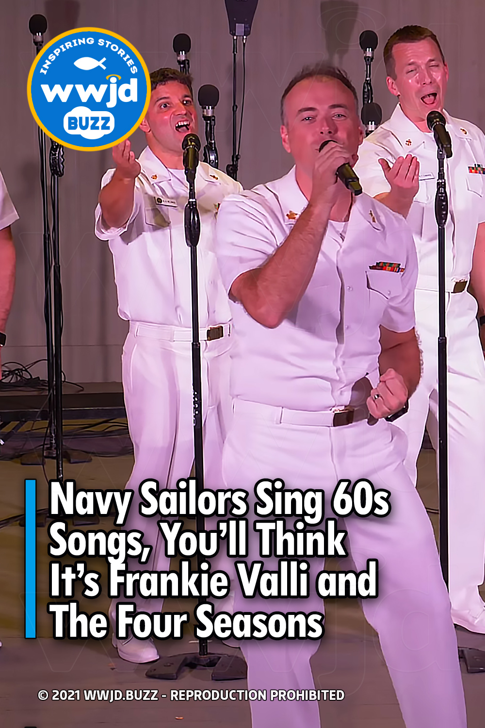 Navy Sailors Sing 60s Songs, You\'ll Think It\'s Frankie Valli and The Four Seasons