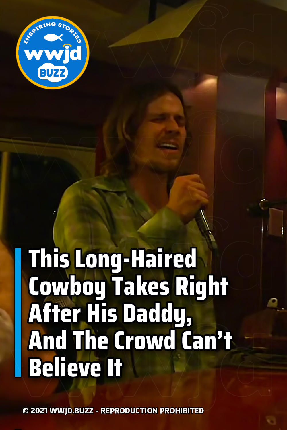 This Long-Haired Cowboy Takes Right After His Daddy, And The Crowd Can’t Believe It