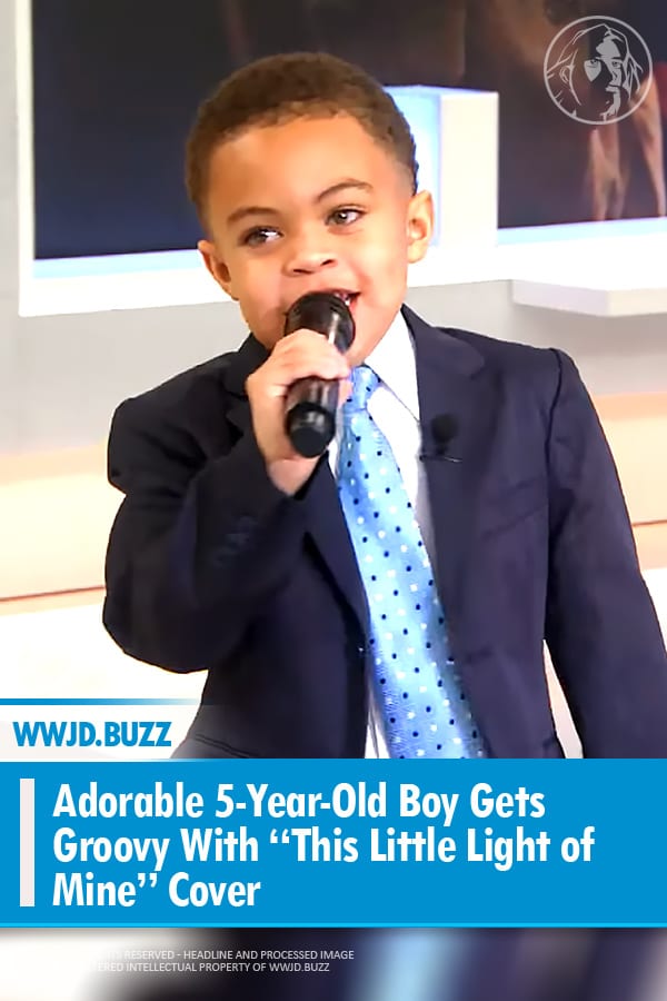 Adorable 5-Year-Old Boy Gets Groovy With “This Little Light of Mine” Cover