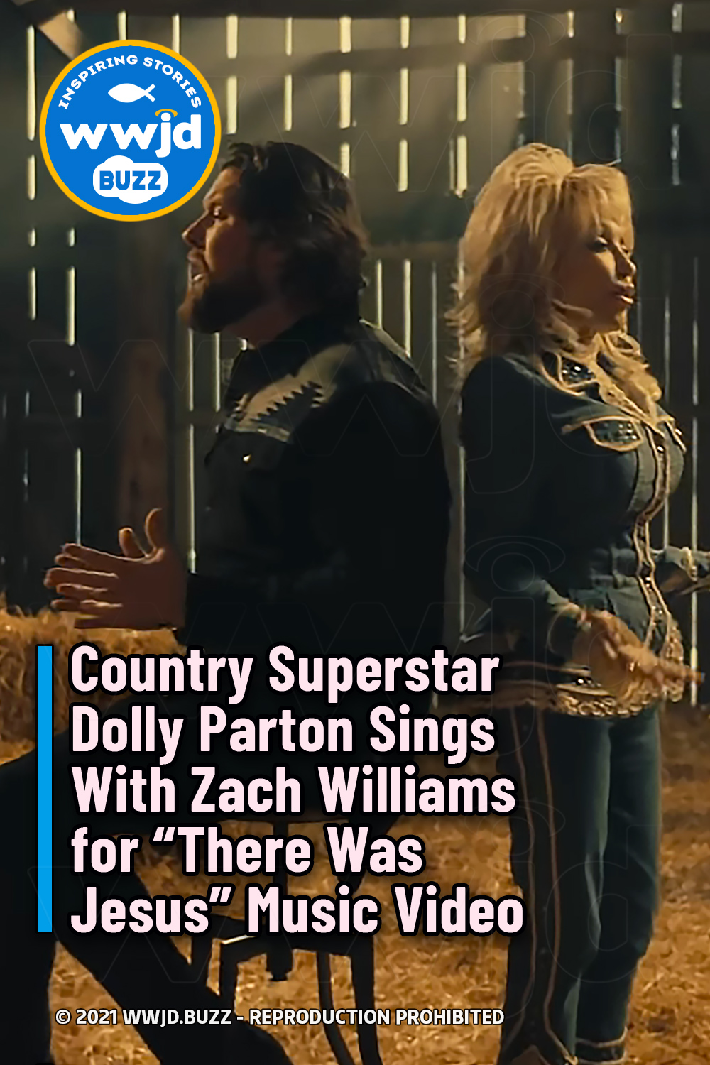 Country Superstar Dolly Parton Sings With Zach Williams for “There Was Jesus” Music Video