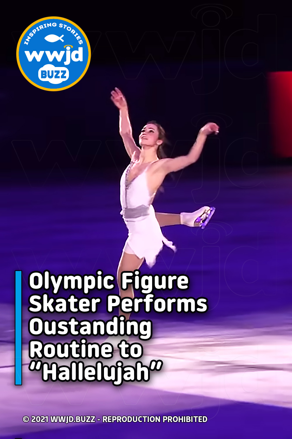 Olympic Figure Skater Performs Oustanding Routine to “Hallelujah”