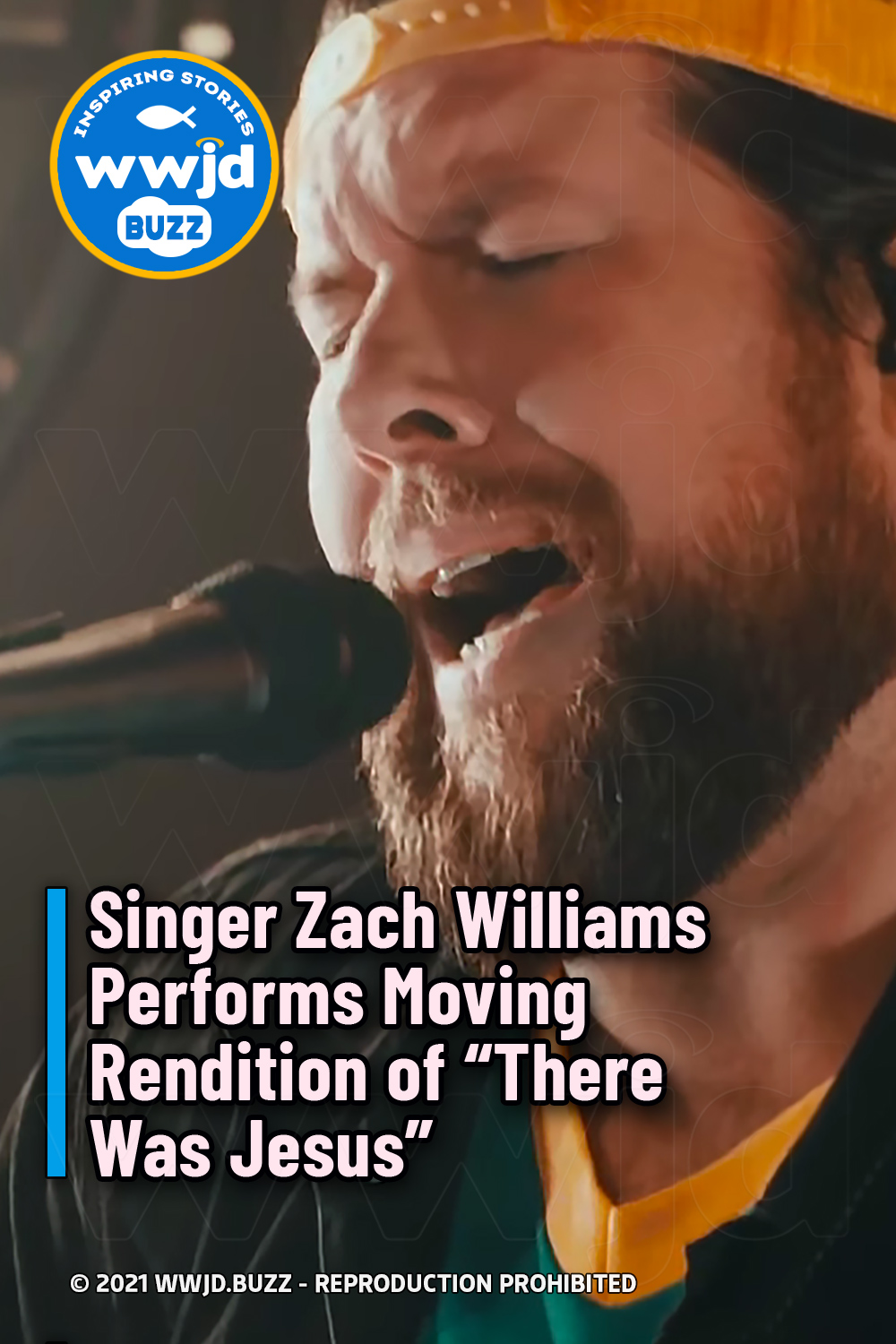 Singer Zach Williams Performs Moving Rendition of “There Was Jesus”