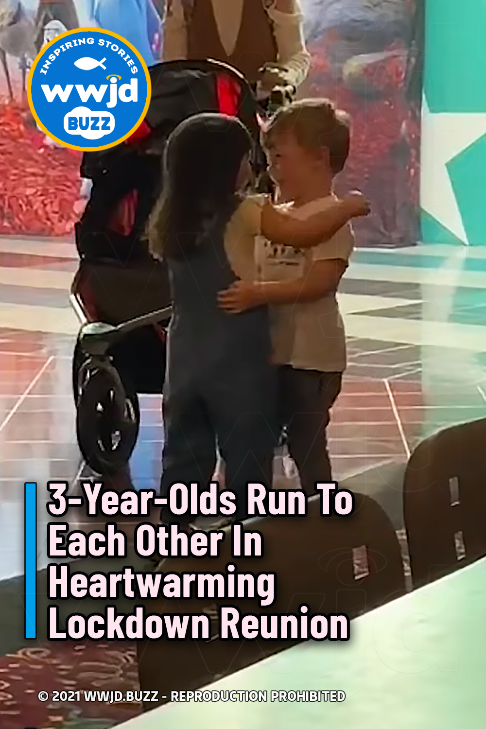 3-Year-Olds Run To Each Other In Heartwarming Lockdown Reunion