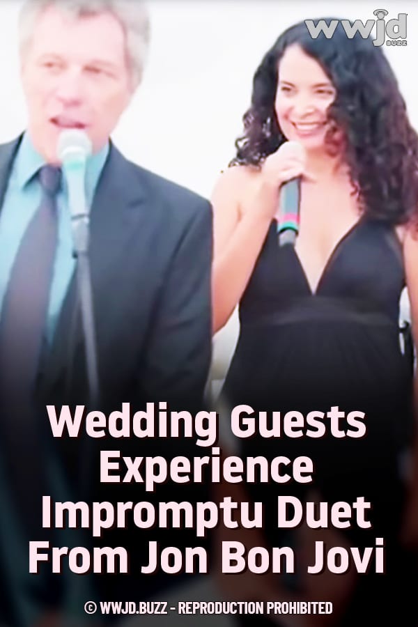 Wedding Guests Experience Impromptu Duet From Jon Bon Jovi
