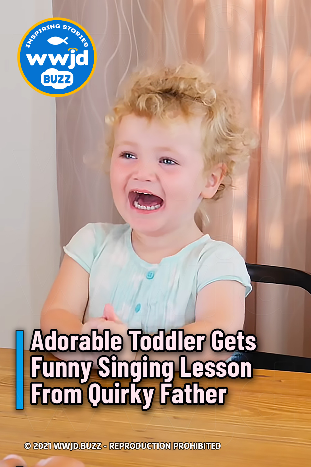 Adorable Toddler Gets Funny Singing Lesson From Quirky Father
