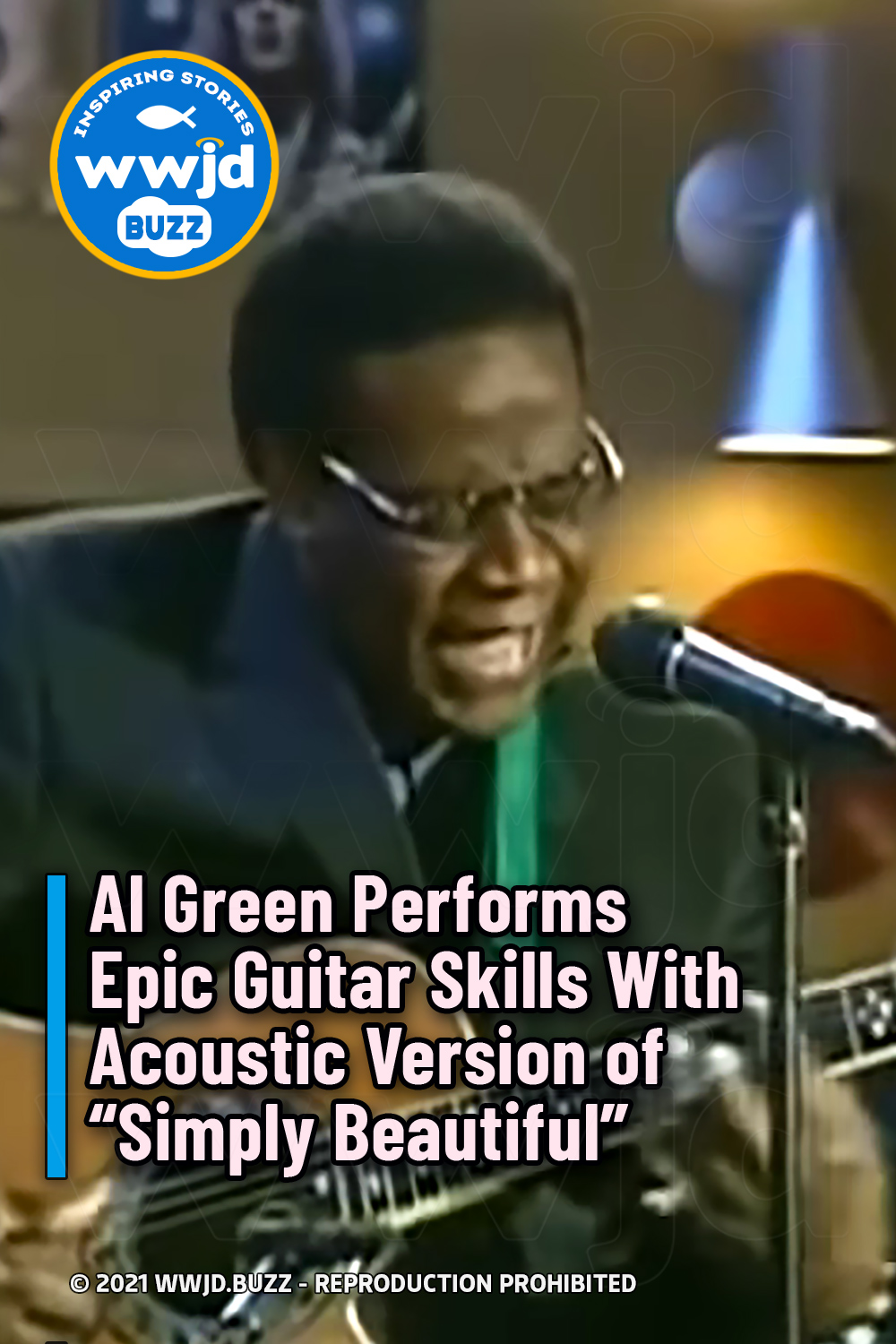Al Green Performs Epic Guitar Skills With Acoustic Version of “Simply Beautiful”