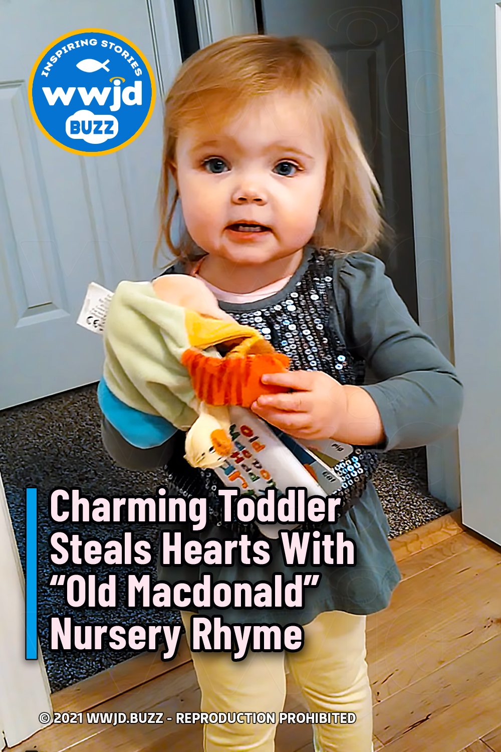 Charming Toddler Steals Hearts With “Old Macdonald” Nursery Rhyme