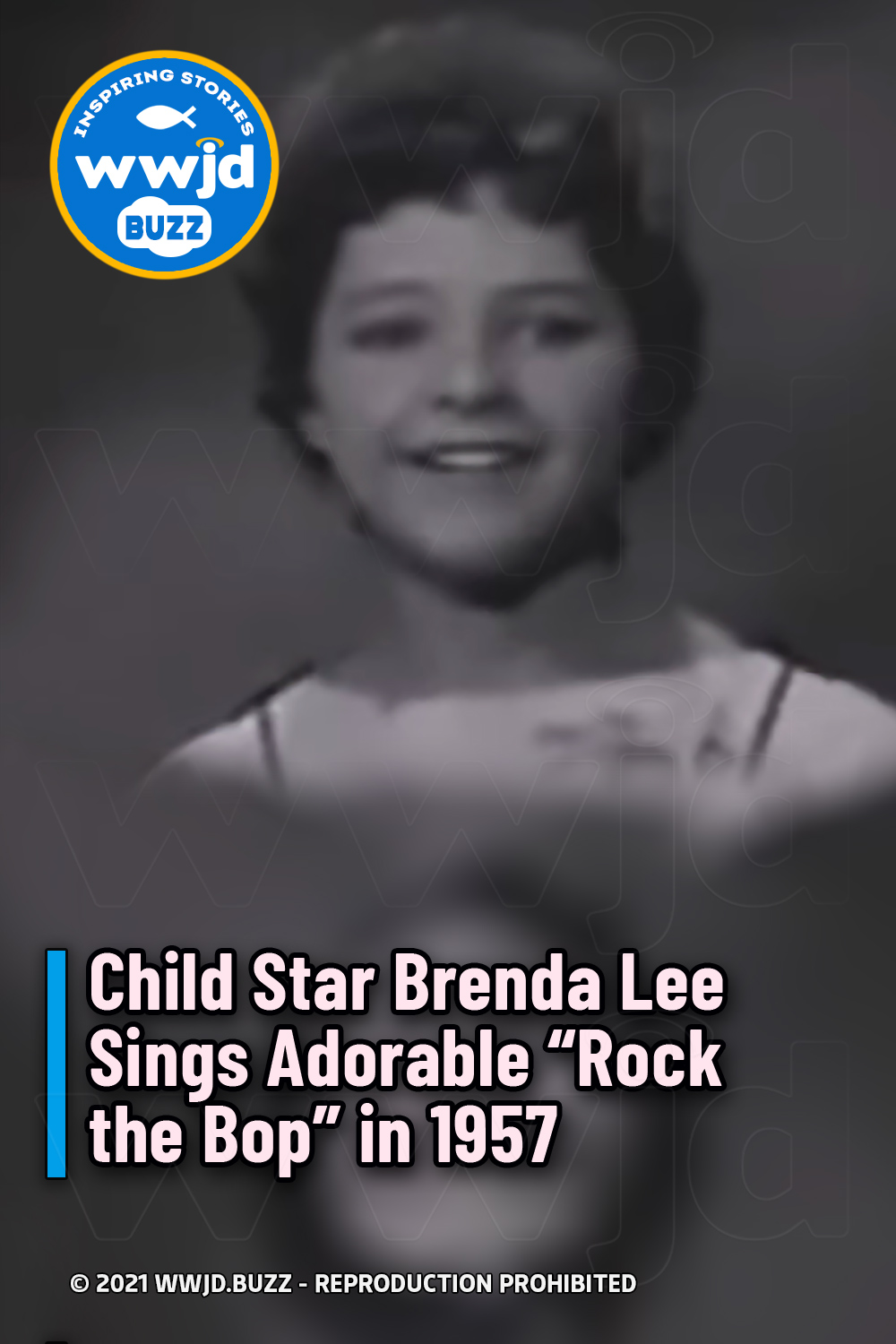 Child Star Brenda Lee Sings Adorable “Rock the Bop” in 1957