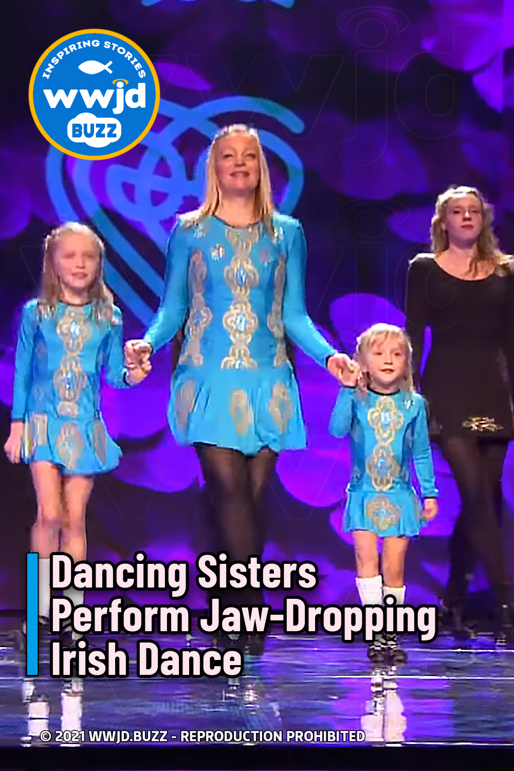 Dancing Sisters Perform Jaw-Dropping Irish Dance