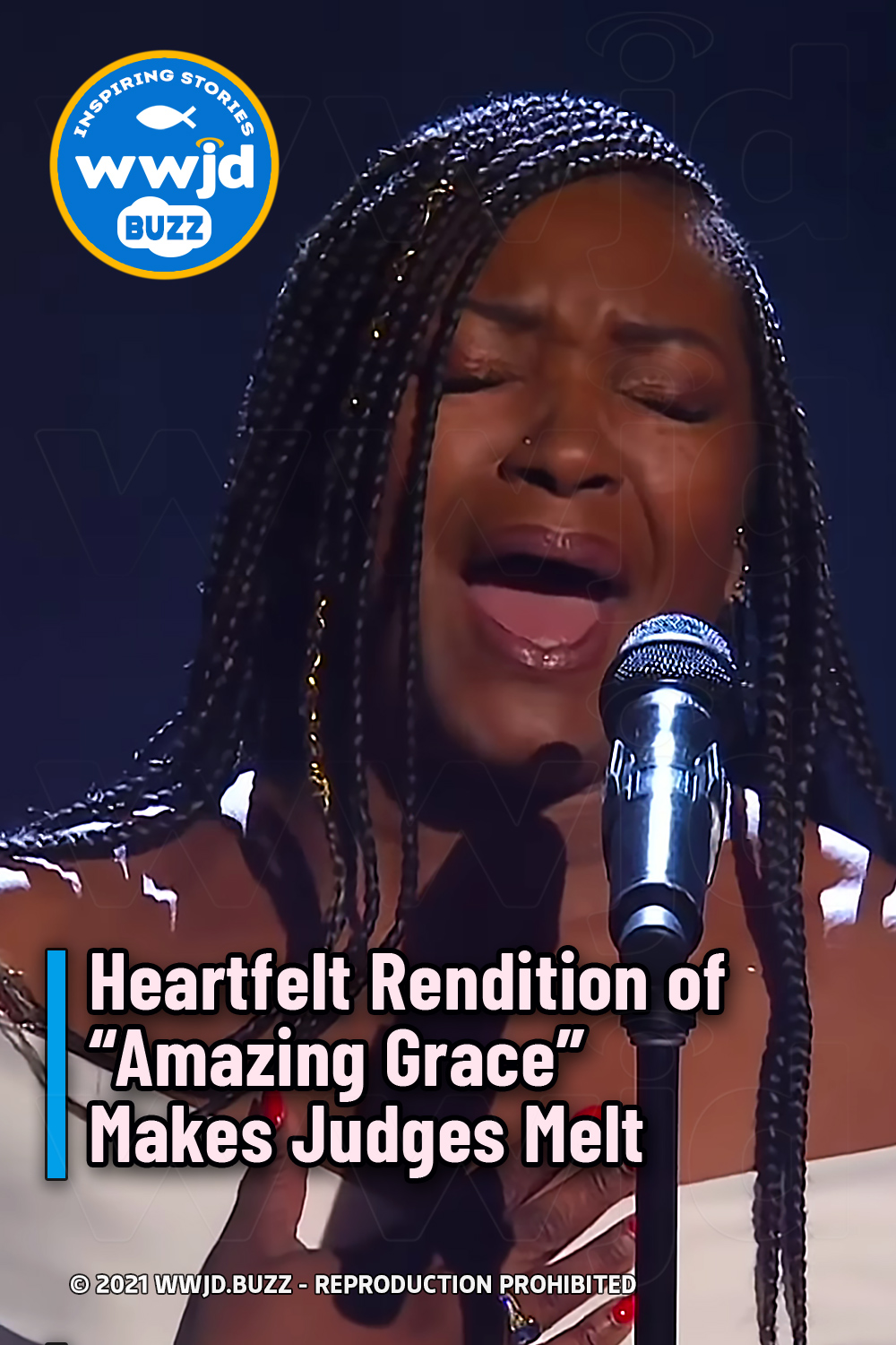 Heartfelt Rendition of “Amazing Grace” Makes Judges Melt