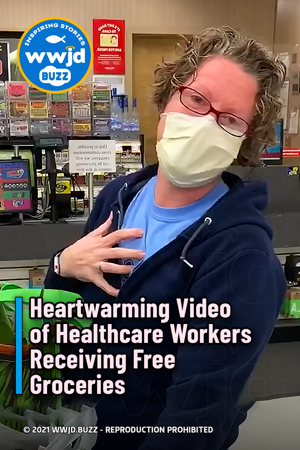 Heartwarming Video of Healthcare Workers Receiving Free Groceries