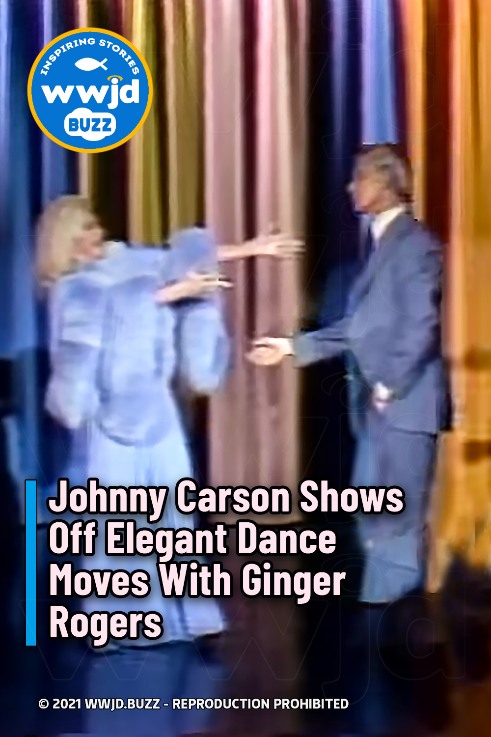 Johnny Carson Shows Off Elegant Dance Moves With Ginger Rogers