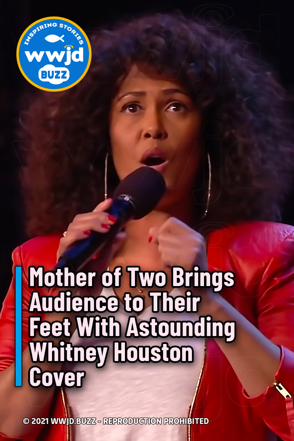 Mother of Two Brings Audience to Their Feet With Astounding Whitney Houston Cover