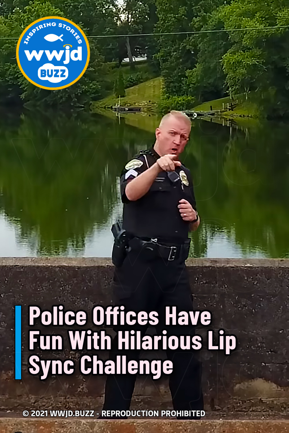 Police Officers Have Fun With Hilarious Lip Sync Challenge