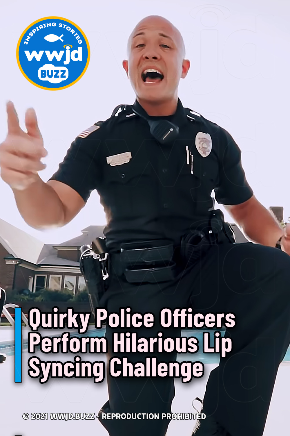 Quirky Police Officers Perform Hilarious Lip Syncing Challenge