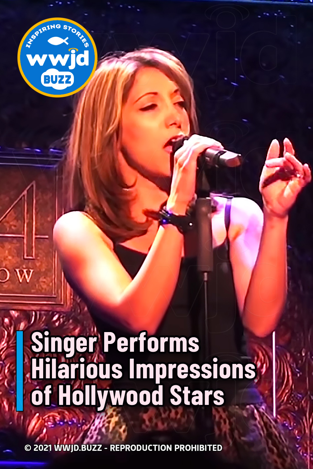 Singer Performs Hilarious Impressions of Hollywood Stars
