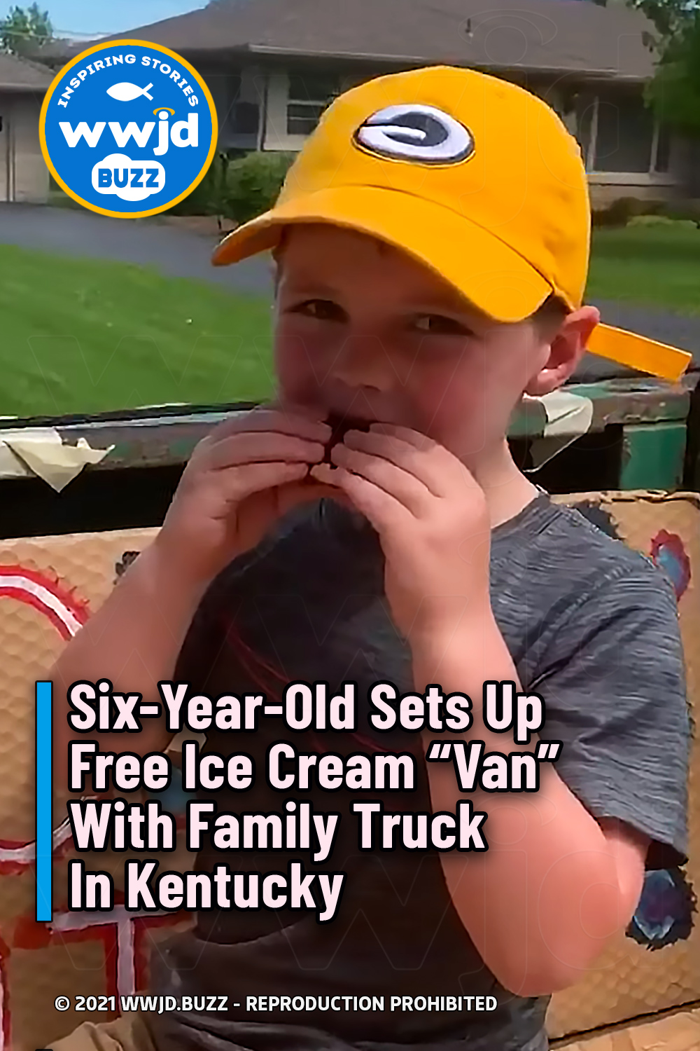 Six-Year-Old Sets Up Free Ice Cream \