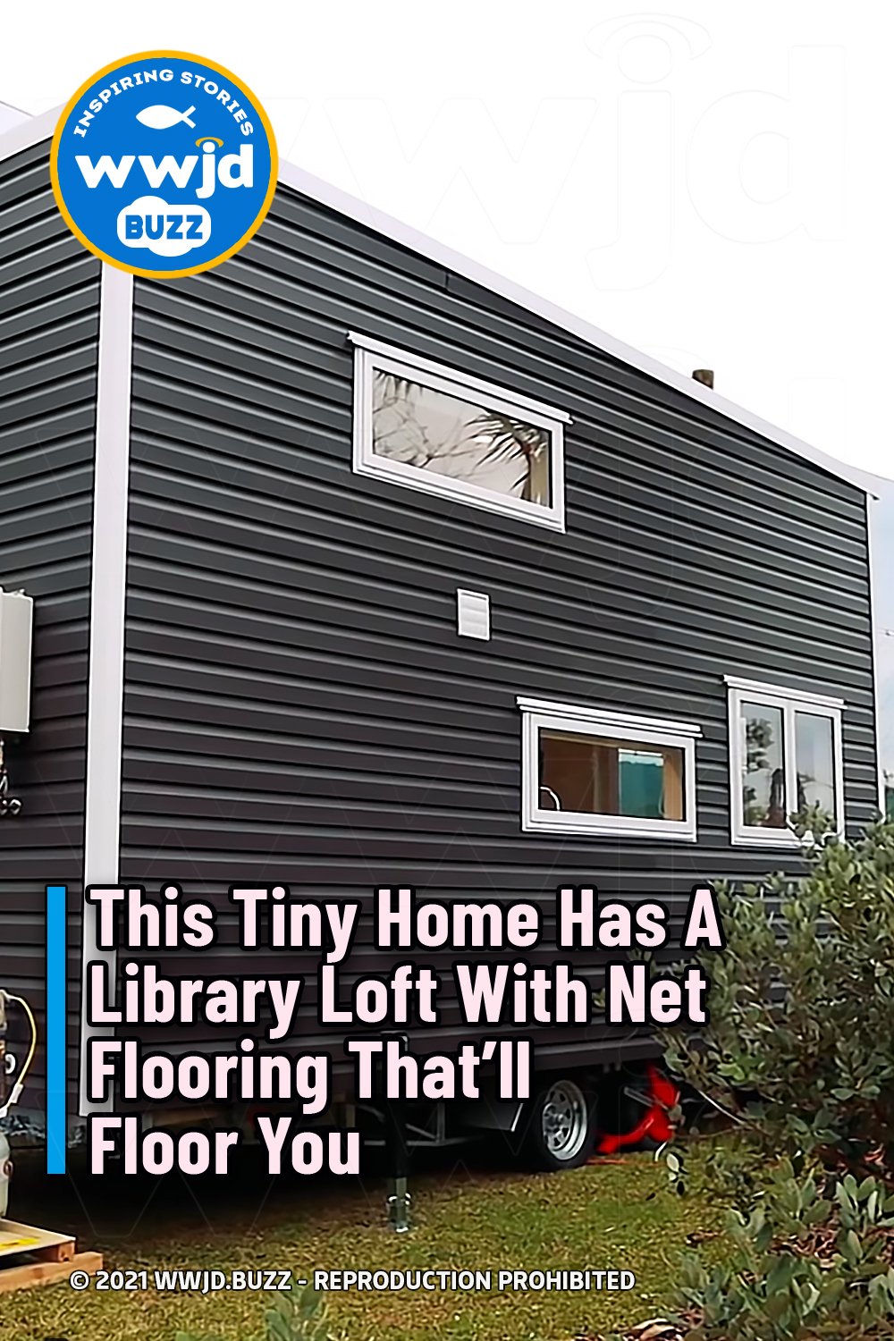 This Tiny Home Has A Library Loft With Net Flooring That\'ll Floor You