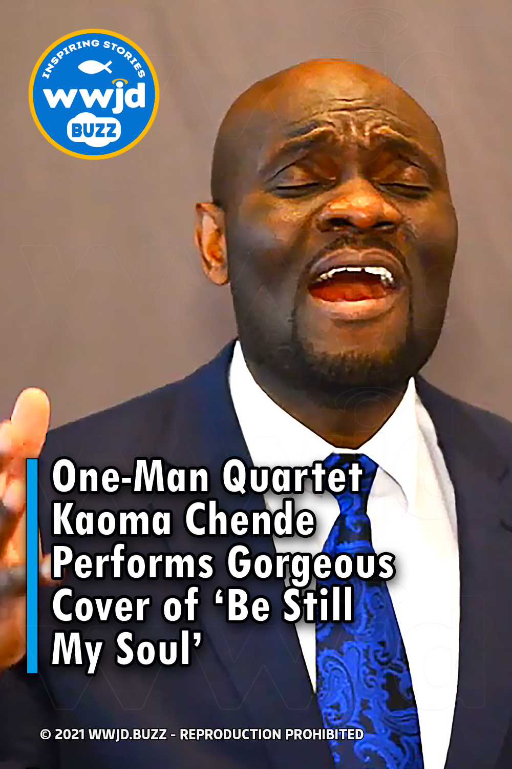 One-Man Quartet Kaoma Chende Performs Gorgeous Cover of ‘Be Still My Soul’