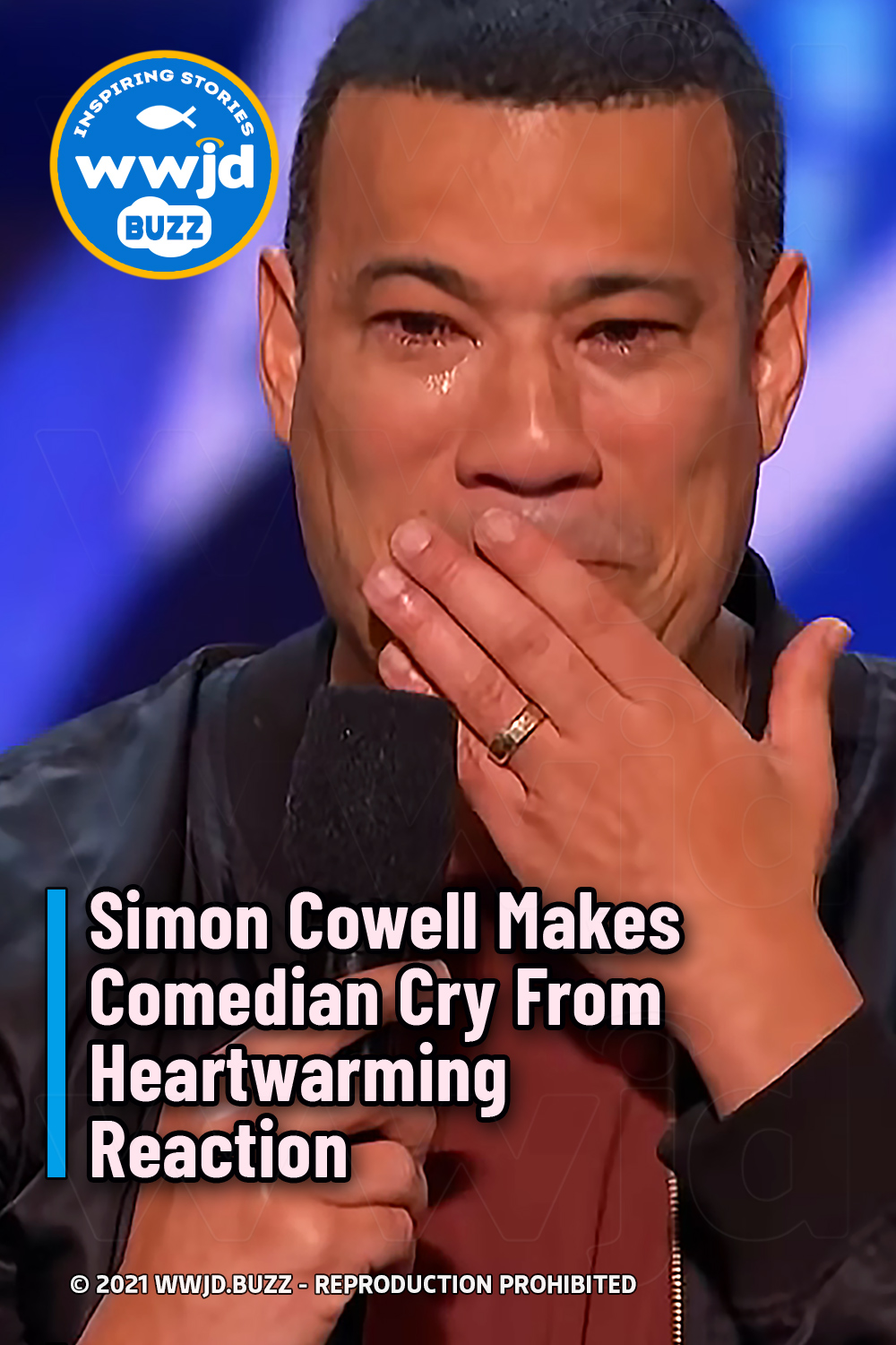 Simon Cowell Makes Comedian Cry From Heartwarming Reaction