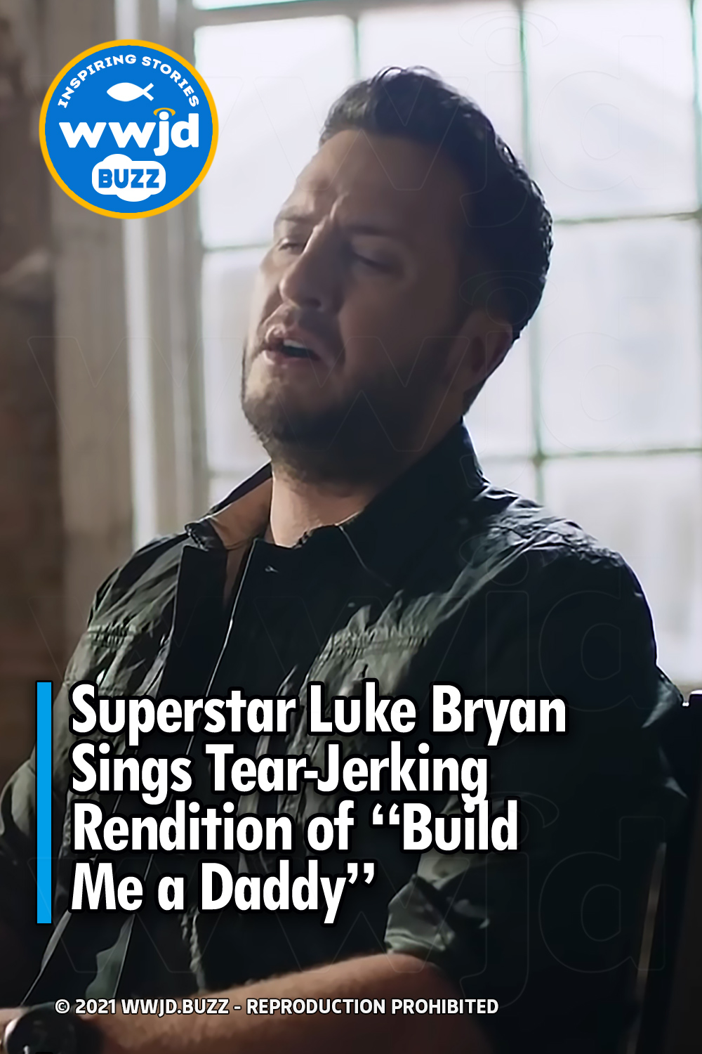 Superstar Luke Bryan Sings Tear-Jerking Rendition of “Build Me a Daddy”