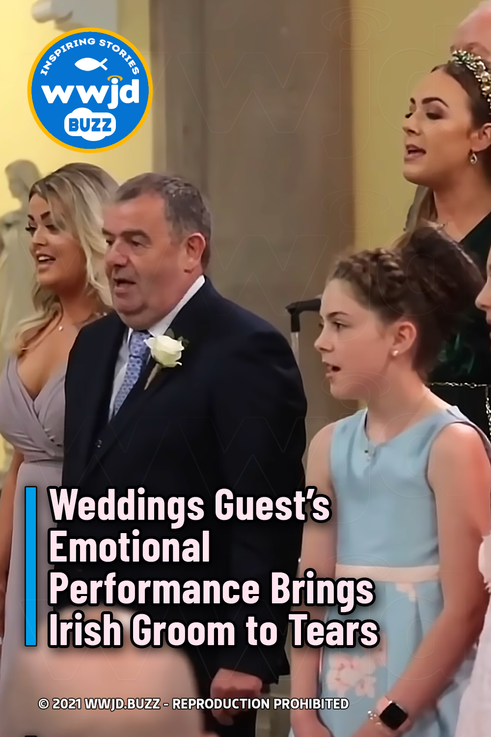 Weddings Guest’s Emotional Performance Brings Irish Groom to Tears