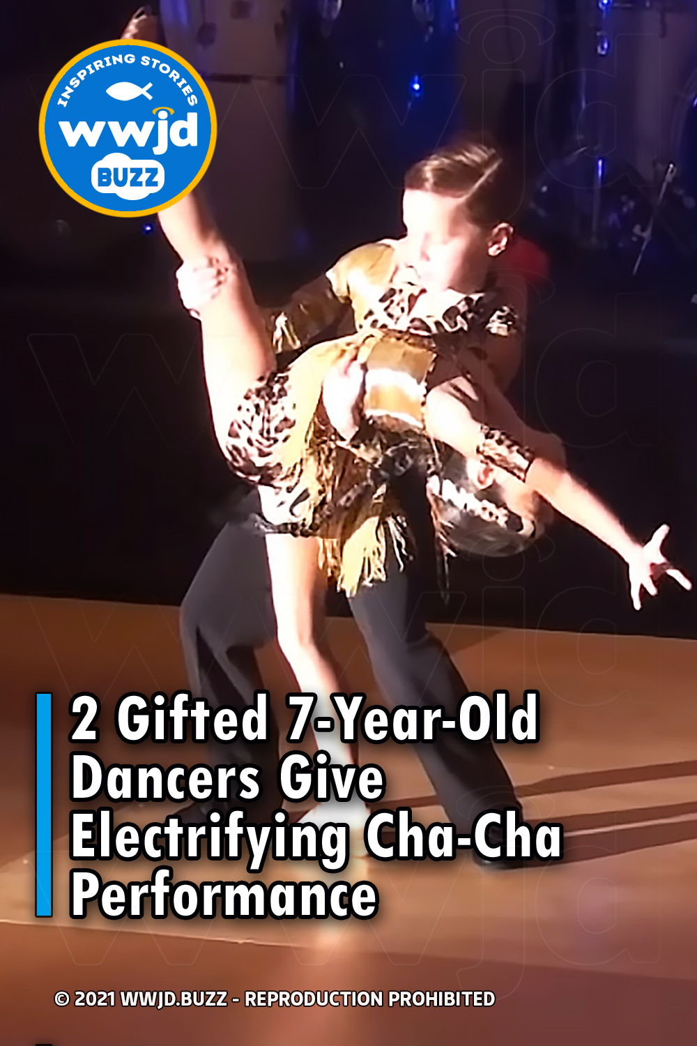 2 Gifted 7-Year-Old Dancers Give Electrifying Cha-Cha Performance