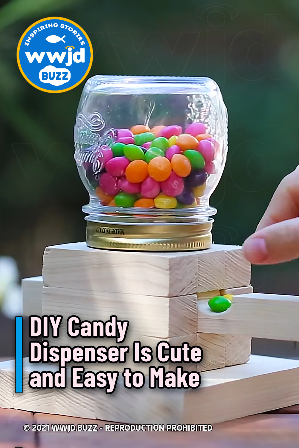 DIY Candy Dispenser Is Cute and Easy to Make