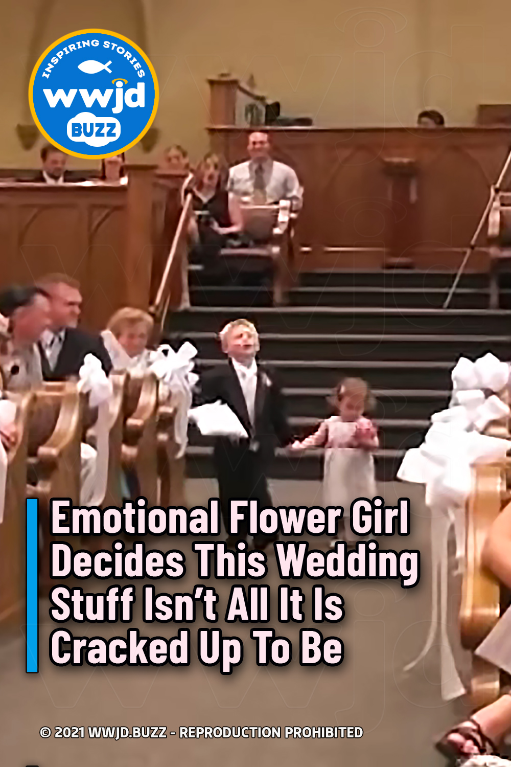 Emotional Flower Girl Decides This Wedding Stuff Isn’t All It Is Cracked Up To Be