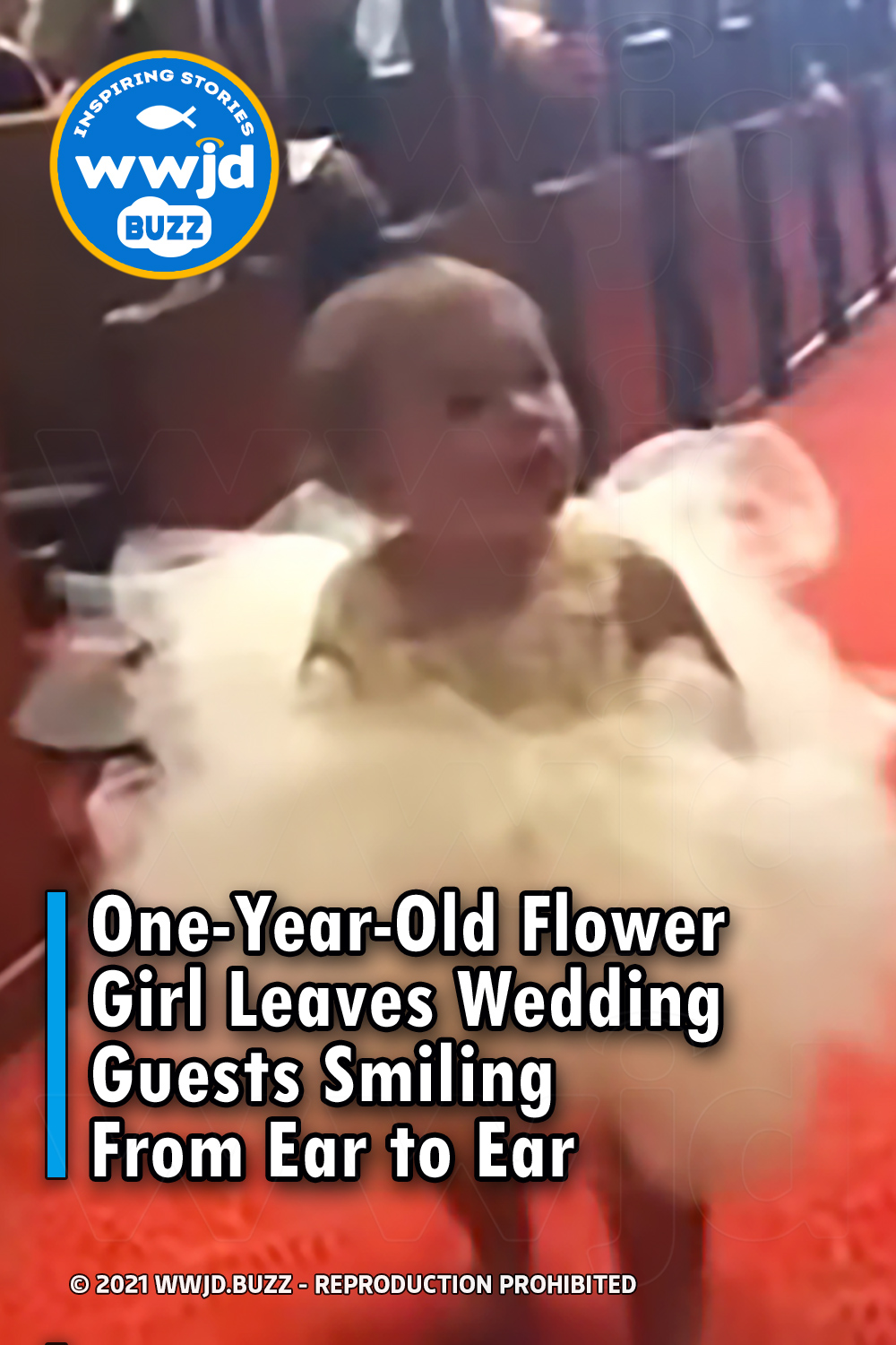 One-Year-Old Flower Girl Leaves Wedding Guests Smiling From Ear to Ear