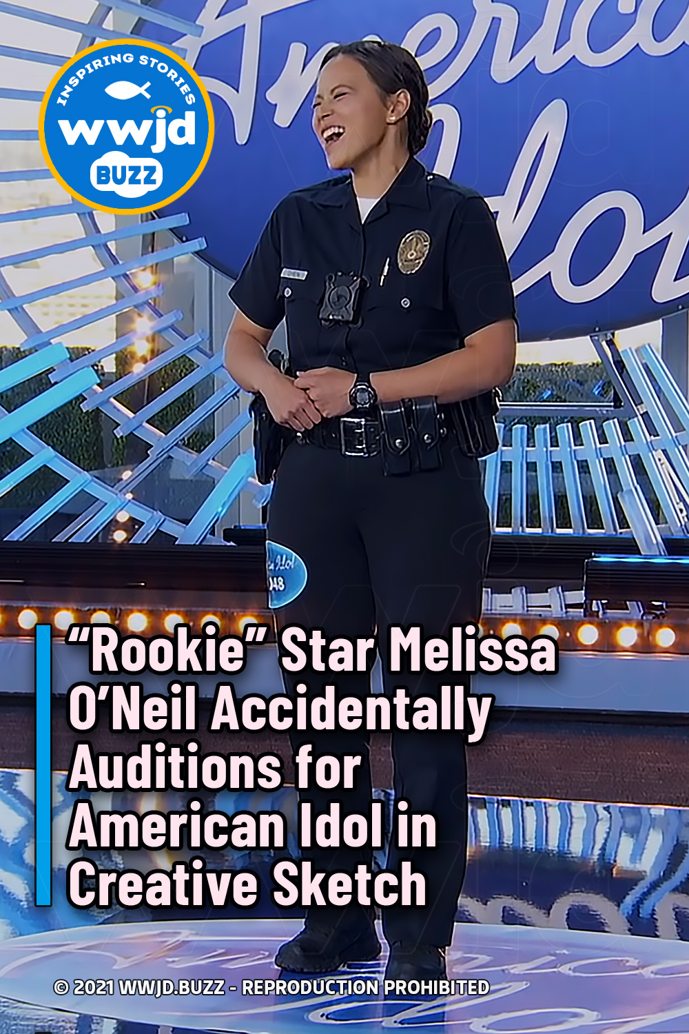 “Rookie” Star Melissa O\'Neil Accidentally Auditions for American Idol in Creative Sketch